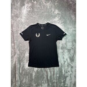 Nike Running Oregon Project T Shirt Men’s M DriFit Short Sleeve Black Skull